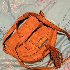 Shoulder bag. Light brown.